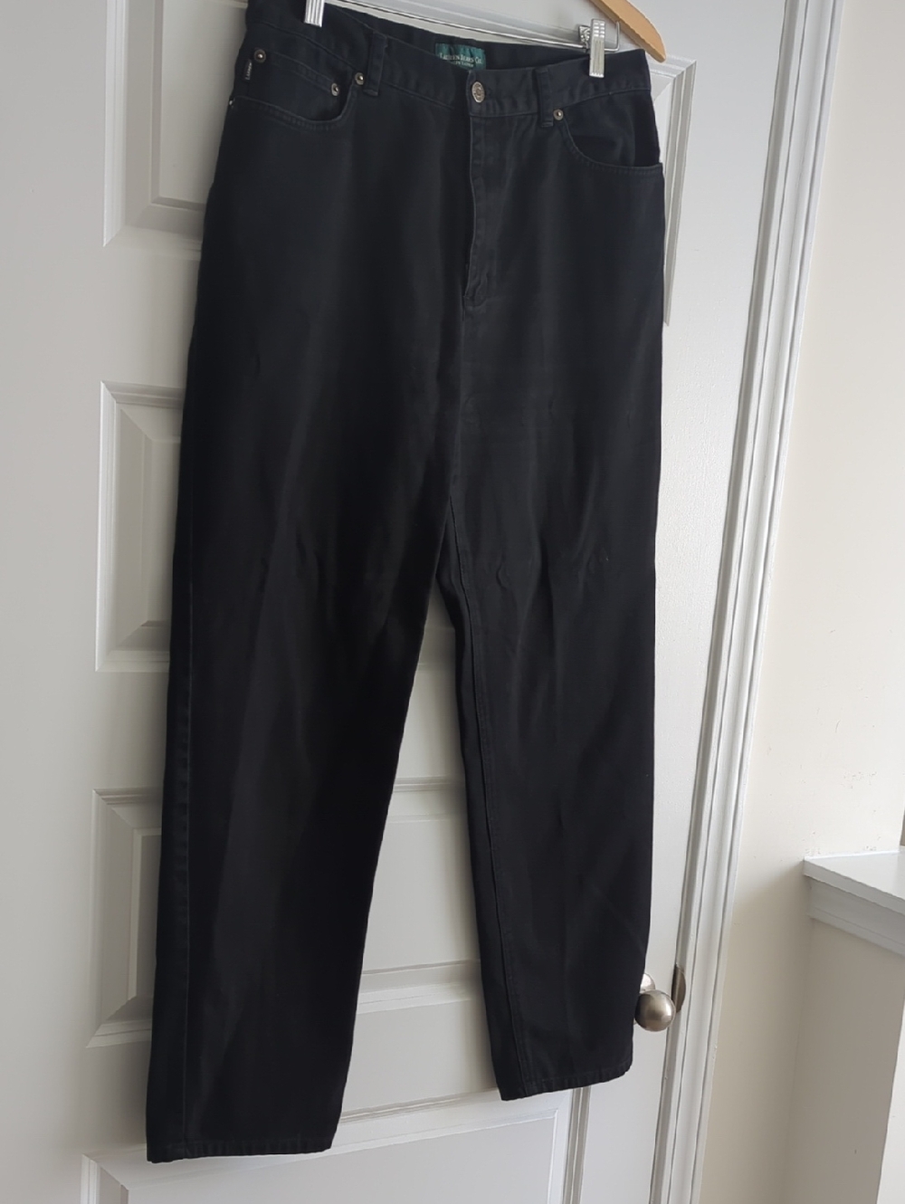 Lauren Ralph Lauren Black Women's Jeans Waist 17 Rise 11 Inseam 30